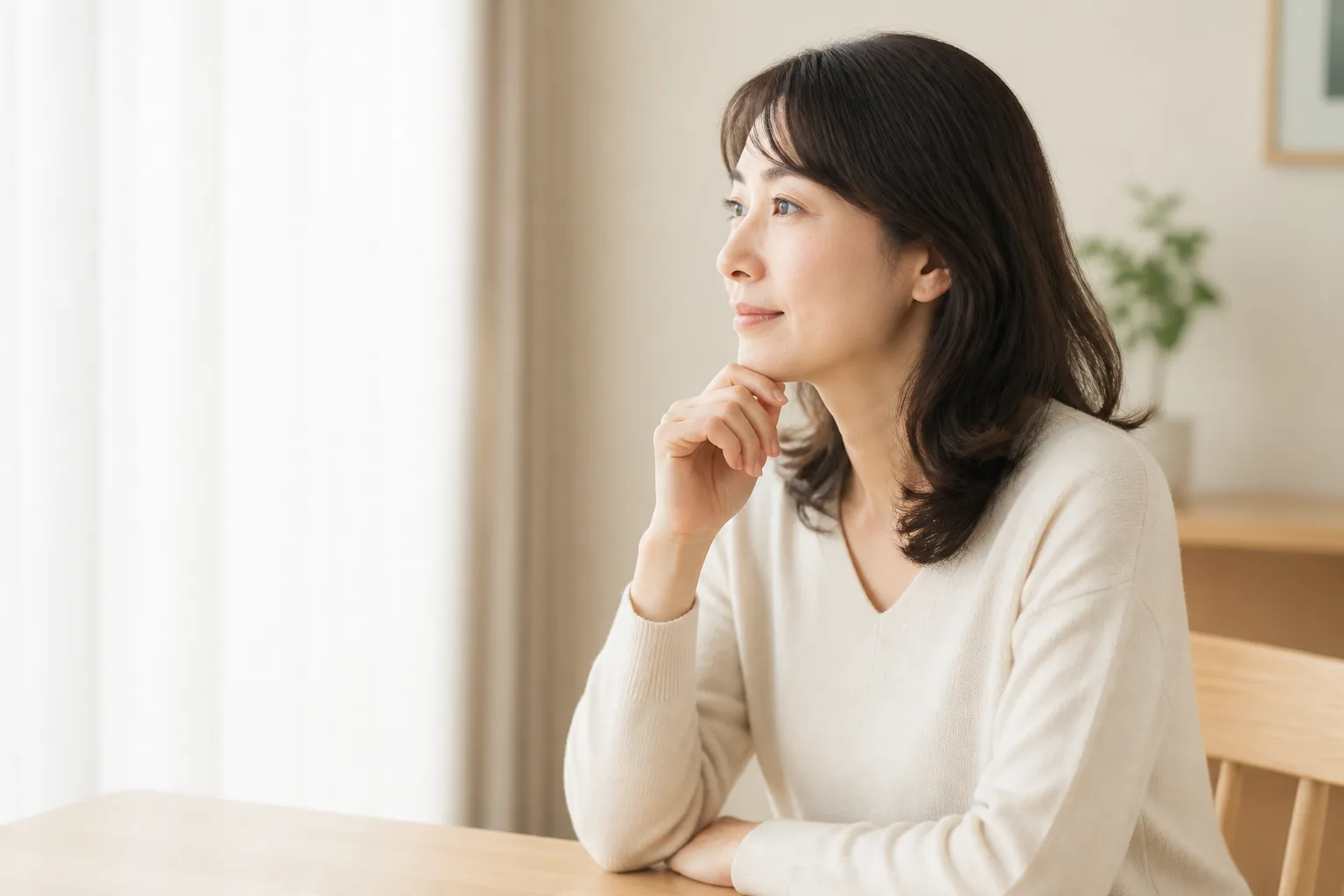 子どもの学習や進路について考える保護者