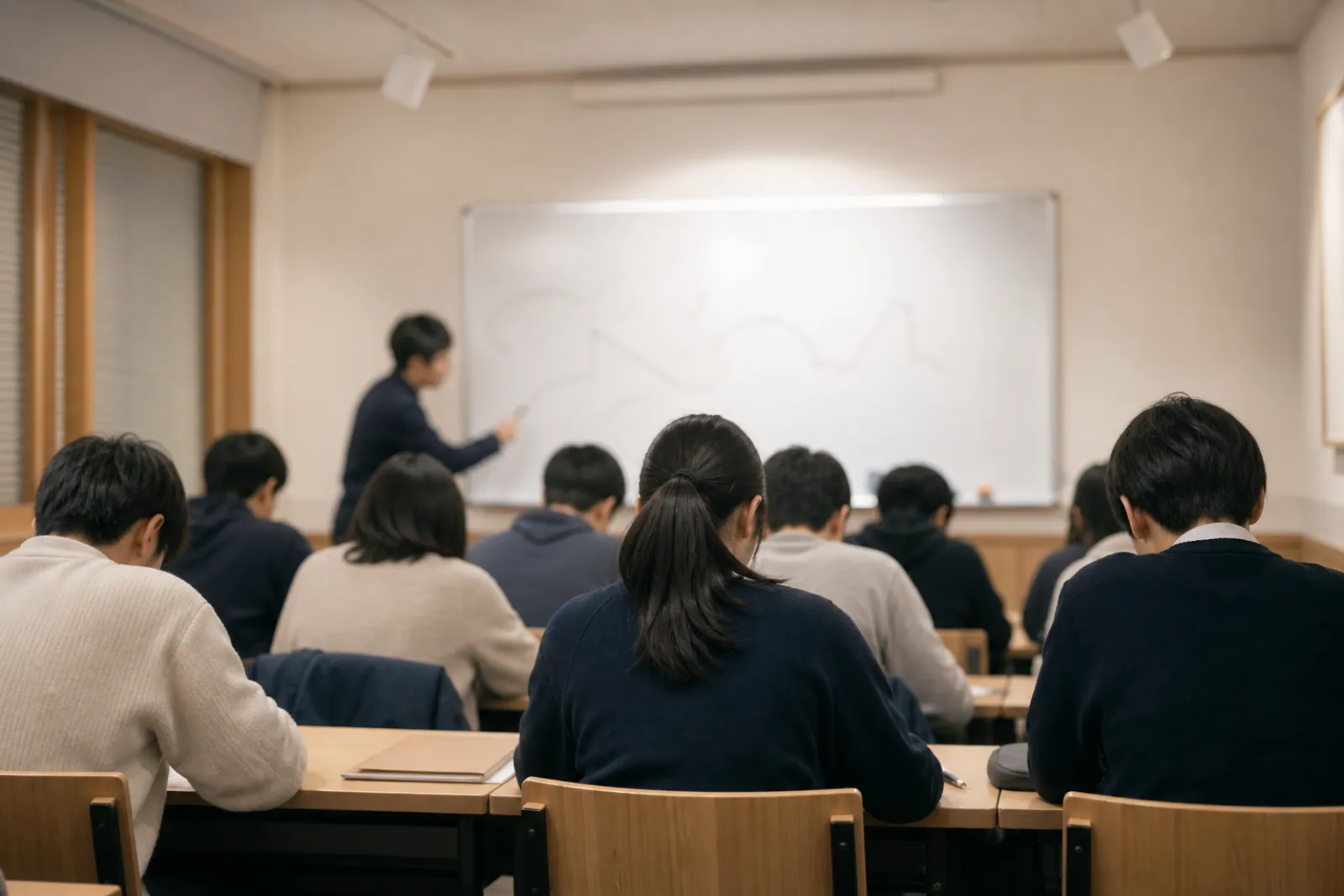 集団授業の教室の様子